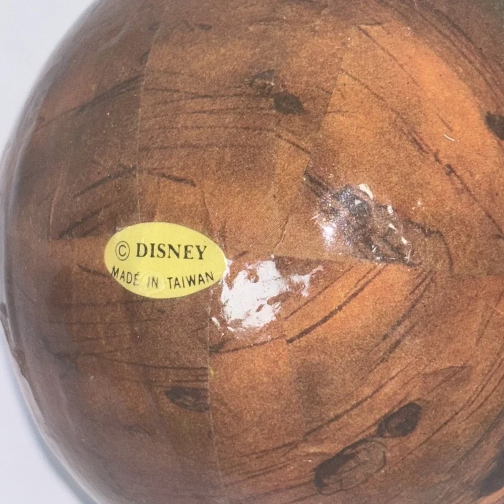 Vintage Paper Mache Disney Winnie the Pooh‎ Friends Christmas Ball Ornament